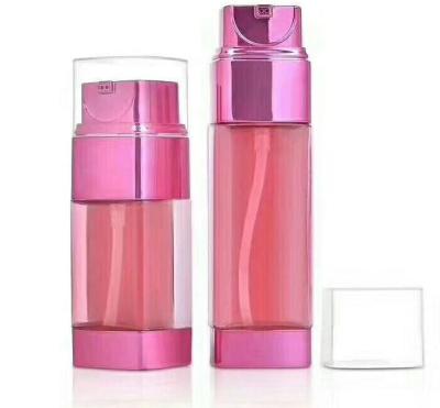 China New cosmetic dual pump bottle for sale