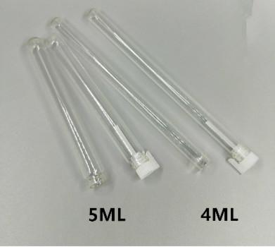 China 4ml 5ml Clear Mini Perfume Glass Bottle Empty Cosmetics Bottle Sample Test Tube Refillable Perfume Atomizer for sale