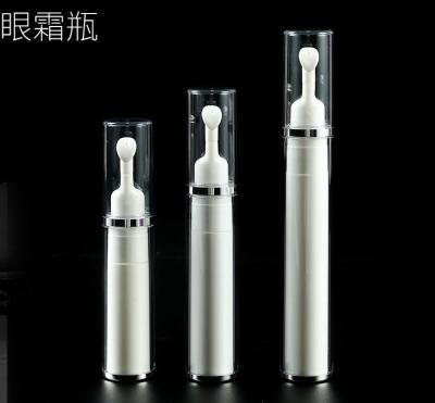 China Eco friendly Cosmetic Packaging Eye Cream Plastic Essential Oil Roll On Clear Slim Bottle  7.5ml 10ml 15ml for sale