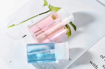 Κίνα empty 100ml 150ml 200ml PETG press bottle Cleansing oil toner bottle Press bottle Cosmetic packaging προς πώληση