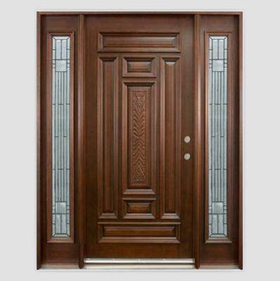 China Pre hung front door luxury wood composite design for sale