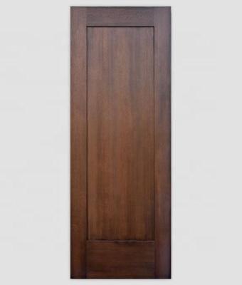 China American Hotel Room Doors Wooden Veneer Mahogany Style Decoration Shaker Interior for sale