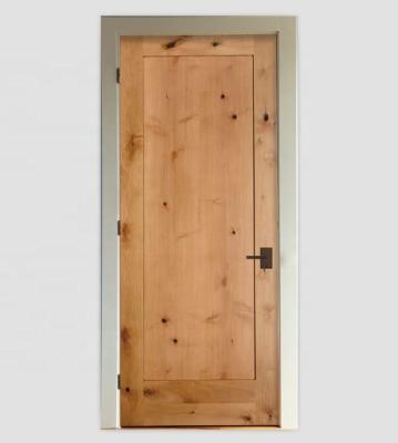 China American style knotty alder wood decoration shaker doors living room doors with jamb and casing for sale