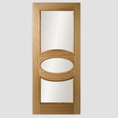 China Contemporary Simple Full View Wooden Glass Door Design for sale