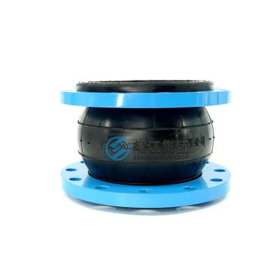 China NR Songjiang DN200 NR Single Union Rubber Expansion Joints Pipe Expansion Joint Flange for sale