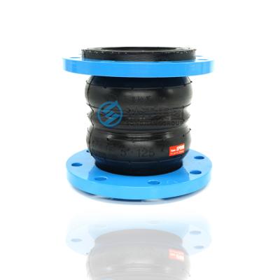 China EPDM Songjiang DN125 EPDM Rubber Expansion Joint Flexible Ball Joint Rubber Pipe Joint for sale