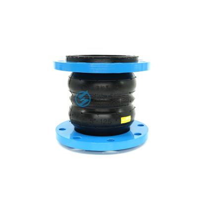 China NBR Songjiang DN125 NBR Reducing Connection Flange Rubber Joint Threaded Rubber Joint Connector for sale