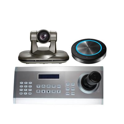 China Video Control Factory Ive Streaming Desktop Equipment PTZ Optical Joystick Controller And 12x Zoom Conference Camera for sale