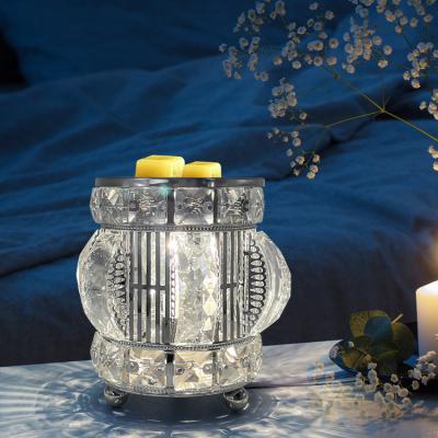 China Eco-Friendly Buddha Madden Electronic Melting Crystal Wax Burner Electric Clear Aroma Lamp Candle Essential Oil for sale