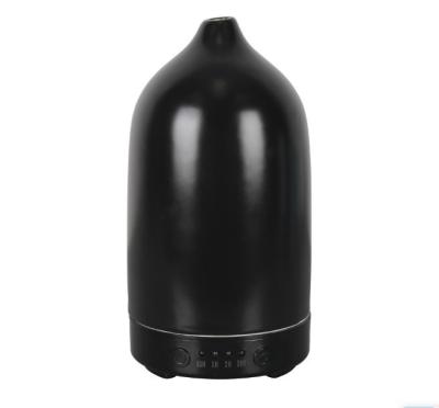 China Hotel Electric Humidifier White Ceramic Diffuser Ultrasonic Smart Led Ubs and Essential Oil Black Large for sale