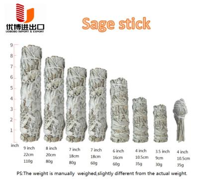 China Pure Handmade Sage Cone Incense Stick White Edge Chinese Incense Set for sale