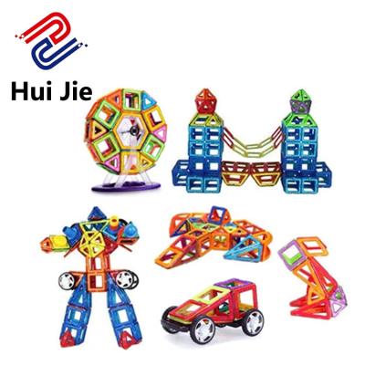 China Industrial Magnet OEM Wholesale Preschool Magnet Toys Educational Magnetic Toys 3d Construction Magnet Building Blocks toy For Kids for sale