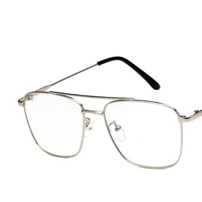 China For big 3076 two retro reading glass new style metal brand spectacle tone frame wholesale glasses for sale