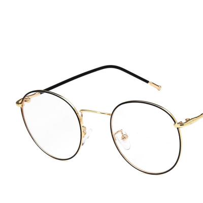 China For Vintage 30017 Round Optical Glasses Frame Alloy Reading Glass New For Young Girls for sale