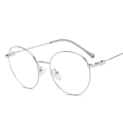 China For Flat Reading Glass Bowknot Mirror 3175 Economy Round Optical Frame Eyeglass Metal for sale