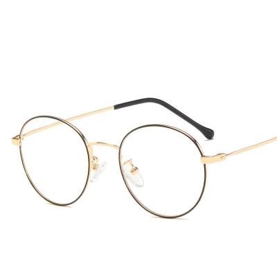 China For Reading Glass Flat Glass Metal Retro 3215 Ultra Light Good Quality Glasses Frames For Boys for sale