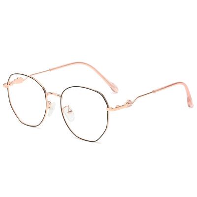 China For reading glass men and women optical frame 35009 unisex high quality flexible eyeglass metal for sale