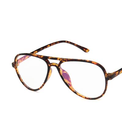 China For Reading Glass Fashion Vintage 2431 Personality Double Bridge New Eyeglasses Frames Fashion For Oval Face for sale