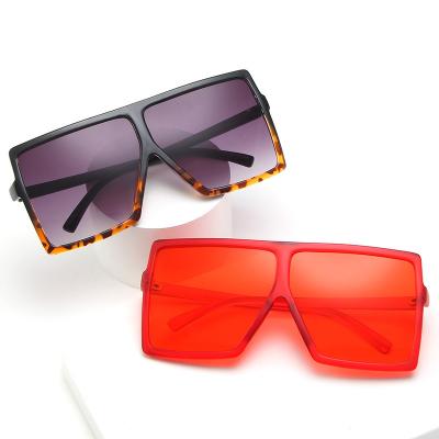 China Decoration Brand Designer Sun Glasses Wholesale Big Square Shades Oversized Sunglasses 5707 unisex glasses for sale