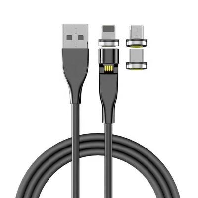 China Mobile Phone Types Charging Cable Megnetic For 12 USB Magnetic Extension Cable USB A To Type To C 3A Micro Magnetic Fast Charging for sale