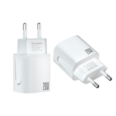 China Iphone12 20W Mini PD 3.0 Power Adapter USB C Universal Mobile Phone Fast Charging Fast Charger For 12 Chargers USB-C Cable for sale