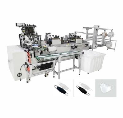 China High Production Effiency 2022 mask machine kf94 kf94 mask pre made bag packing machines elastic ear band kf94 mask machine for sale