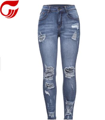 China High Quality Hot Selling Custom Women Fashion Fancy Breathable Legging Jeans Pants for sale