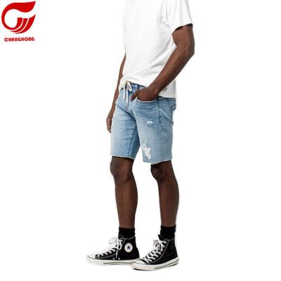 China Breathable Blue Color Denim Jeans Men Cowboy Gay Shorts for sale