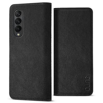 China Wholesale Custom Leather Anti-fall Flip Phone Cover With S Pen For Samsung z 3 fold wallet case for sale