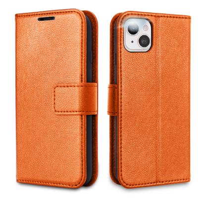 China Anti-fall PU Flip Leather Case Phone Cover for Apple iPhone 13 Mini Pro Max iPhone12 for sale