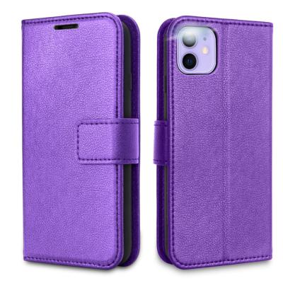 China Anti-fall PU Leather Phone Case Folio Cover For Apple iPhone12 iPhone 12 Mini Pro Max for sale