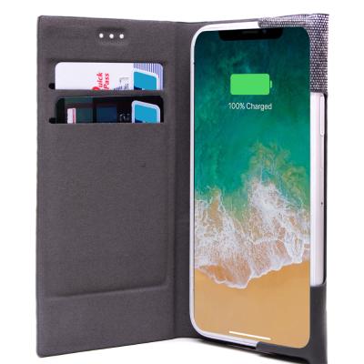 China Custom Anti-fall PU Leather Flip Cover Case Card Holer Full Protective Shell For Iphone 11 for sale