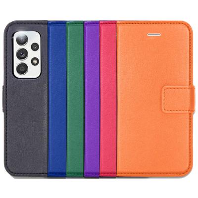 China Full Anti-drop Protection PU Leather Flip Case Cover Card Slot For Samsung Galaxy A52 for sale