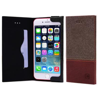 China Genuine Leather Case Flip Cover Card Holder Anti-fall Fashion Mix Match Phone Case For Iphone 7 8 for sale