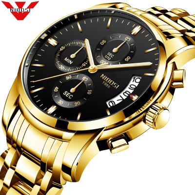 China Automatic Date NIBOSI Men Watch Military Clock Saat Relogio Masculino Brand Top Luxury Men's Quartz Business Chronograph Sports Watch Men's Watches for sale