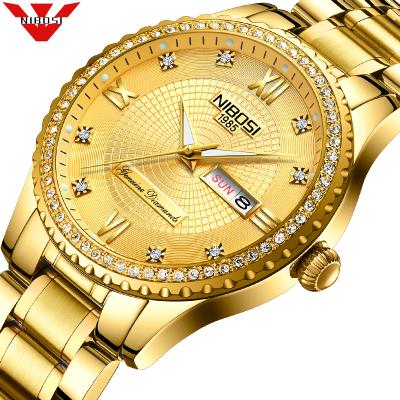 China Luxury Waterproof Sports Date NIBOSI Couples Watch Automatic Top Brand Women Watch Quartz Date Clock Male Wristwatch Relogio Masculi Men for sale