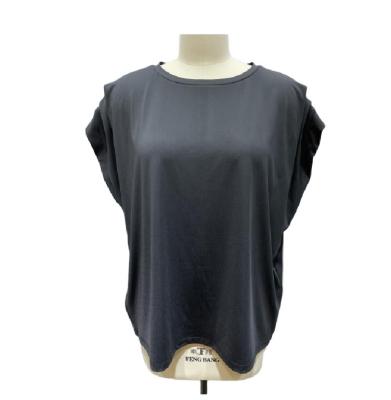 China Wholesale High Quality Casual Blouse Sexy Collar Short Round Top Breathable For Woman for sale