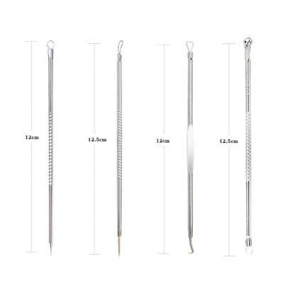 China 4pcs Skin Care Stainless Steel Acne Removal Needles Pimple Pimple Blackhead Remover Tools Acne Needle for sale