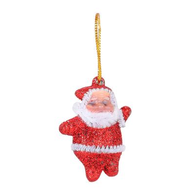 China Christamas Home Decoration Wholesale 1pack/6pcs Christmas Tree Decoration Cloth Cartoon Pendant Small for sale