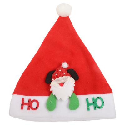 China New Home Decoration Children's Cartoon Swept Christmas Hat Christmas Decoration Hat for sale