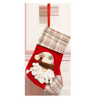 China 21cm Personalized Decoration Christmas Traditional Wholesale Stockings for sale