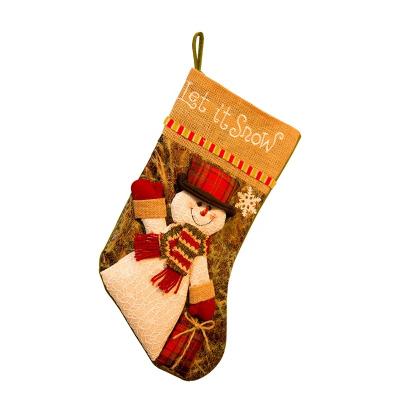 China Wholesale Christmast Ornament Christmas Candy Socks Decorative Christmas Stockings for sale