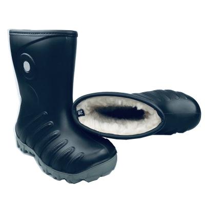 China Light Eco-friendly Warm/Waterproof Soft Europe Kids Snow Boot Winter PU Waterproof Warm Boot For Kids for sale