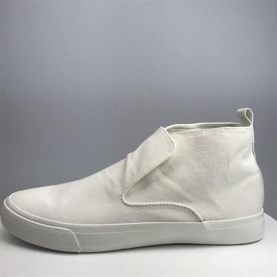 China Fashion\comfortable\durable\breathable\simple white lightweight rubber sneakers\lit popular boy canvas without lace for sale