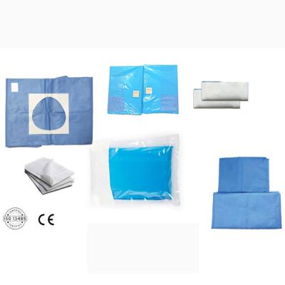 China Surgical Medical Consumables Disposable End Packs Surgical Orthopedic Drape Kits for sale