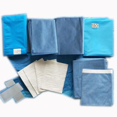 China Disposable Sterilized Orthopedic Surgical Hospital Hip Drape Package for sale