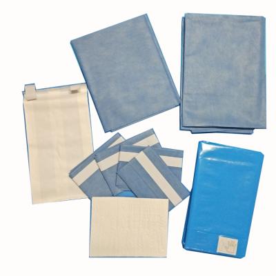 China Good Quality Disposable Medical Surgical Drapes Universal Surgical Basic Package for sale