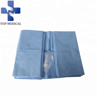 China Hospital / Clinic SMS C-Section Disposable Surgical Pack Cesarean Section Drape for sale