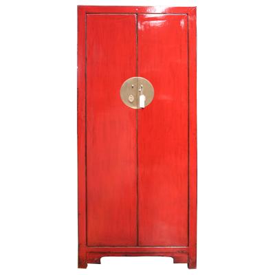 China Chinese antique reproduction high gloss hand painted solid wood living room cabinets for sale