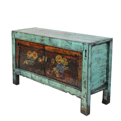 China Living Room Mongolia Hand Painted Cabinet (Size) Adjustable Style Chinese Antique Furniture for sale